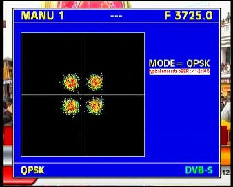 Insat 4B at 93.5 E_3 725 H DD HD in the packet DD Doordarshan-constellation diagram of the date 24.7-n