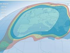 Astra 1L at 19.2 e _ european footprint